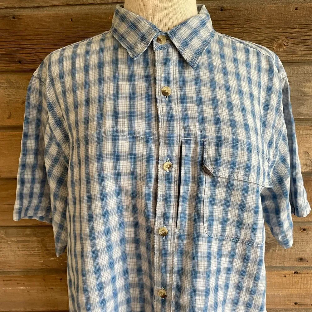 North Face Button Down Shirt Size L EUC
